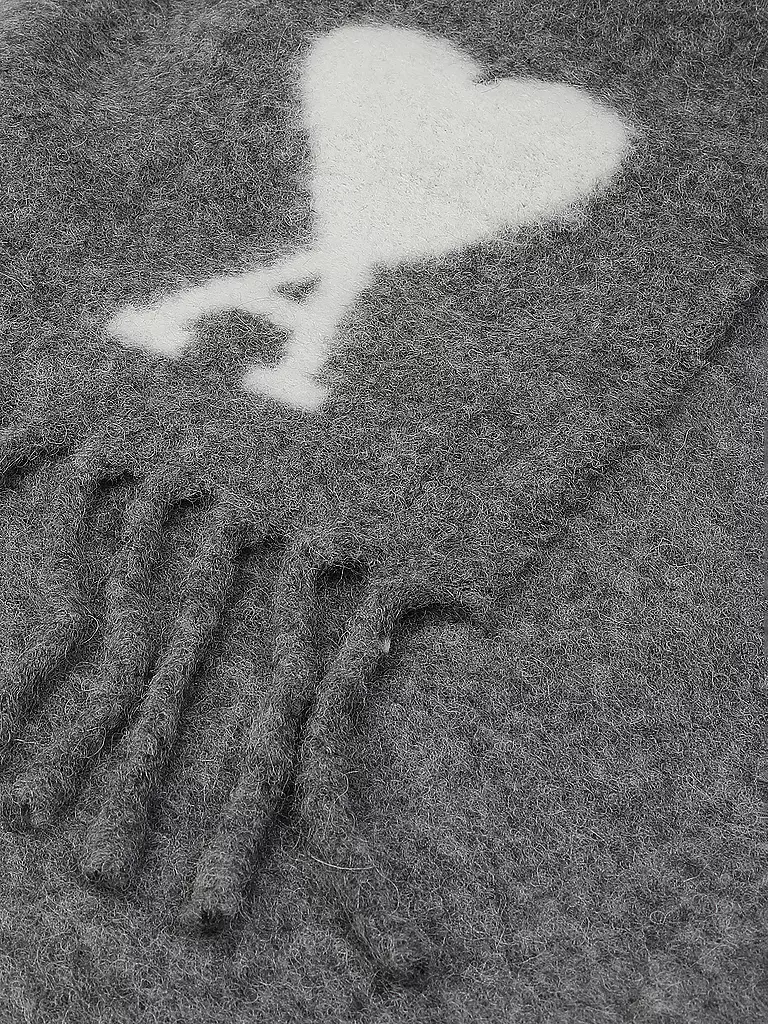 AMI PARIS Schal grau
