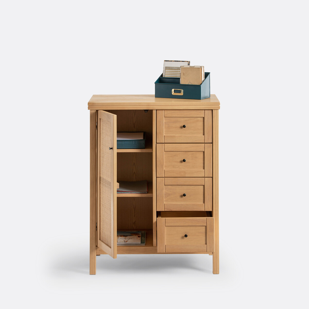 LA REDOUTE INTERIEURS<br>Cômoda com 1 porta e 4 gavetas Gabin