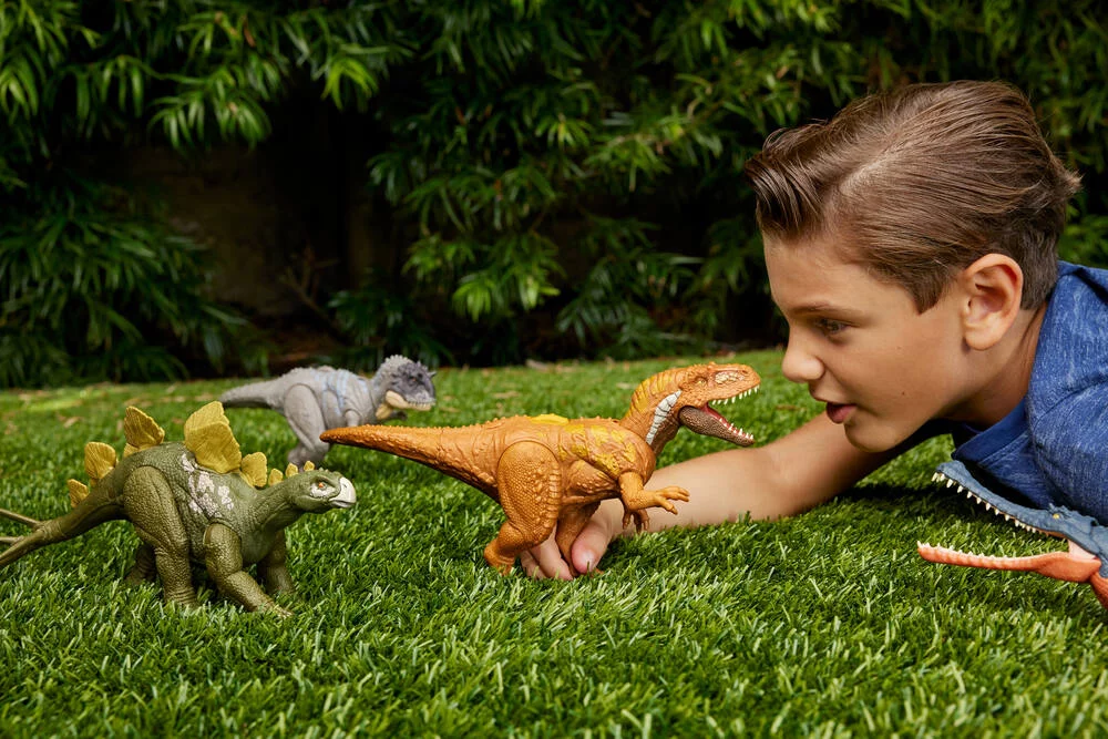 JURASSIC WORLD - FIGURINE MEGALOSAURUS SONORE 14 CM