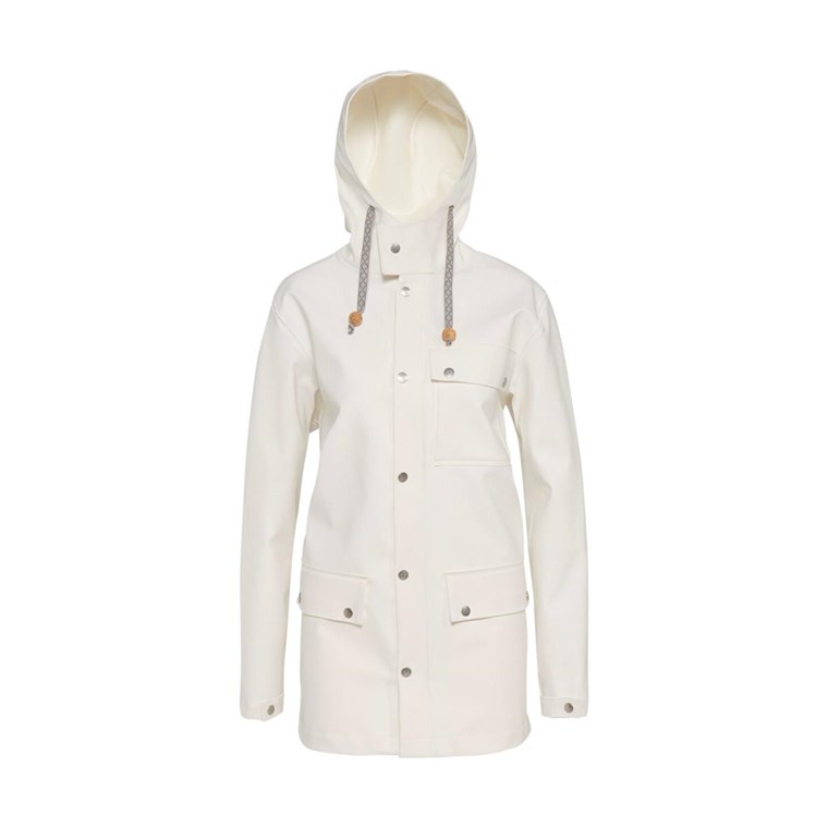 Varg Göteborg Rainjacket Chalk White