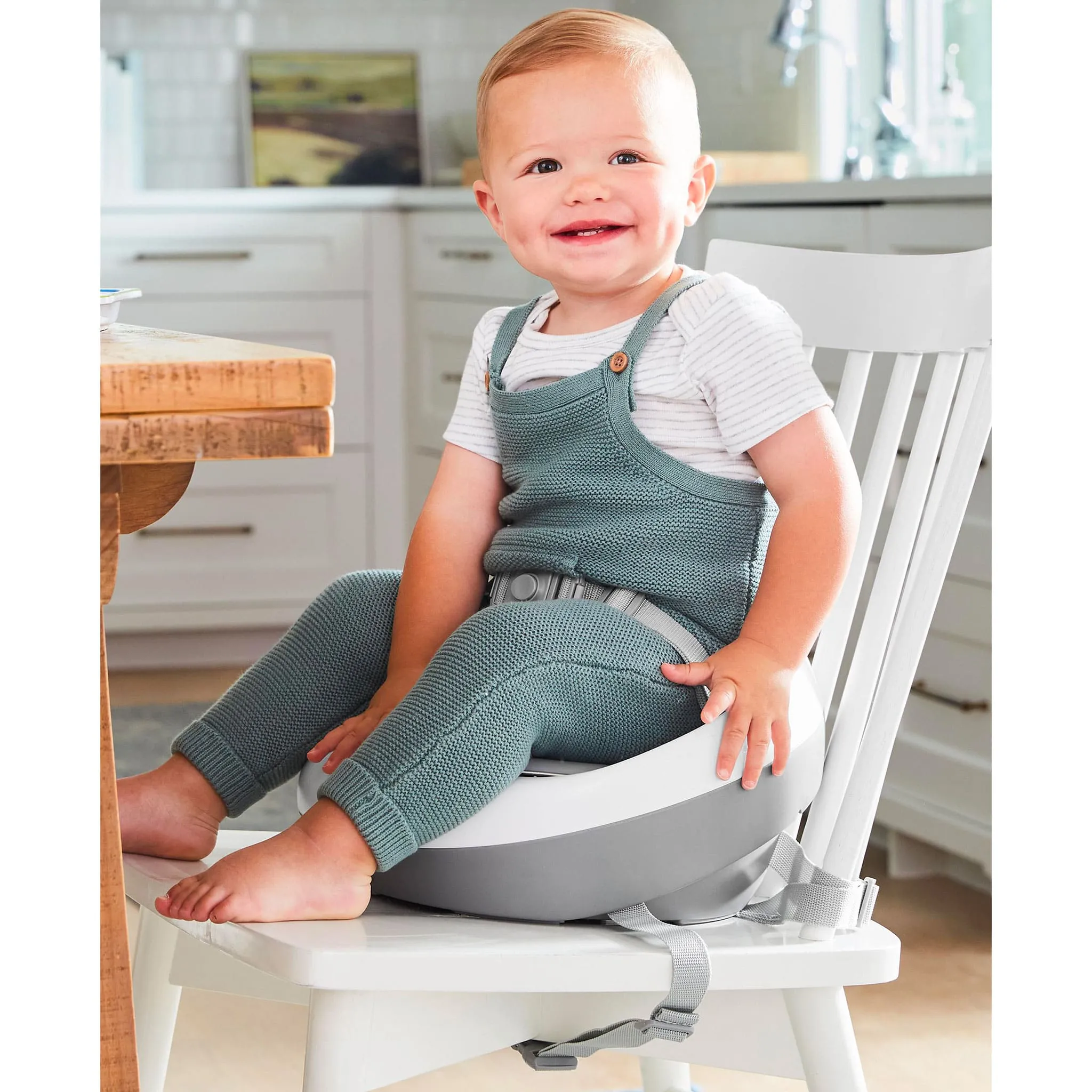 Skip Hop Siège de Table Rehausseur Sleek - Gris  Blanc