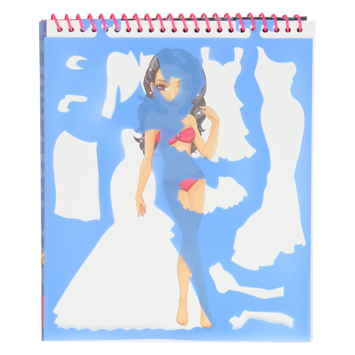 Besties Fashion Design Kleur- en Stickerboek met Stencils
