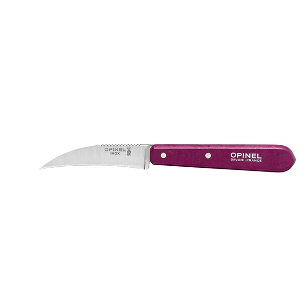 Couteau bec d'oiseau N°114 aubergine Opinel