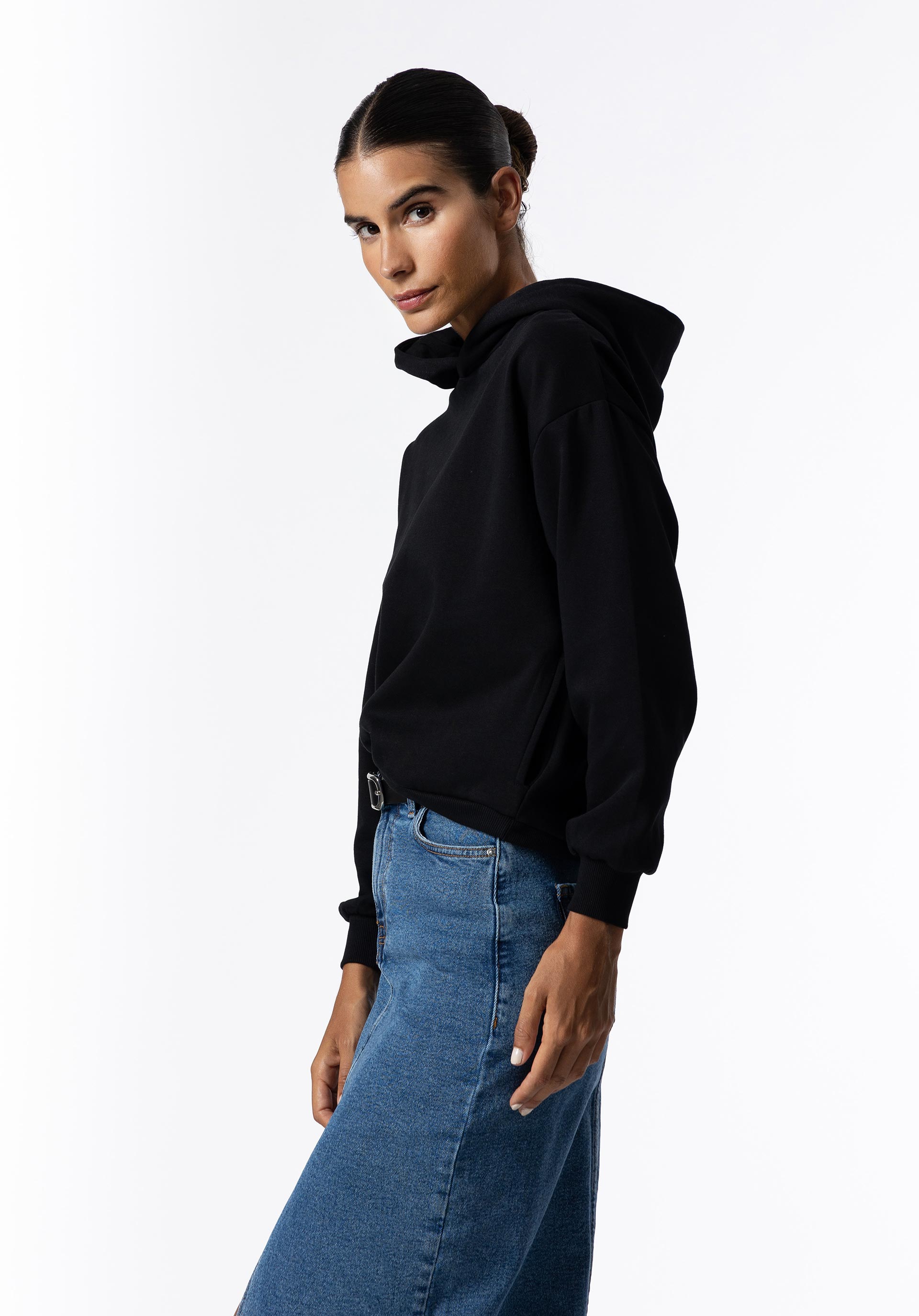 Sweatshirt com Capuz Básica