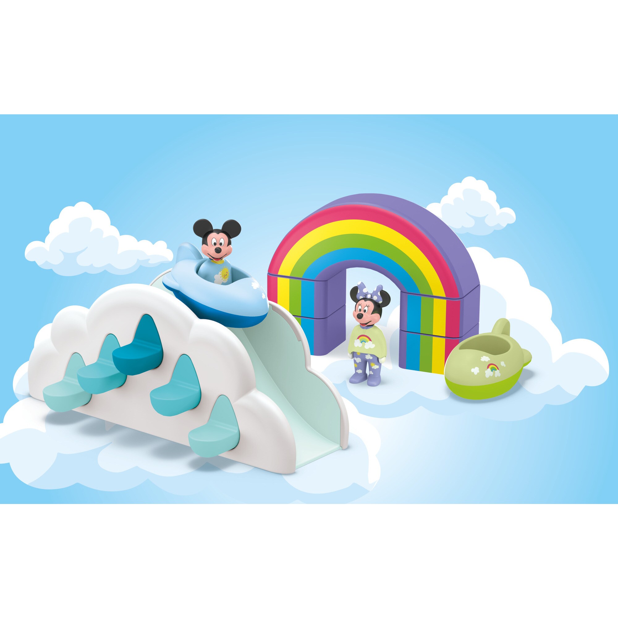 PLAYMOBIL Konstruktionsspielzeug Junior & Disney: Mickys & Minnies Wolkenhaus