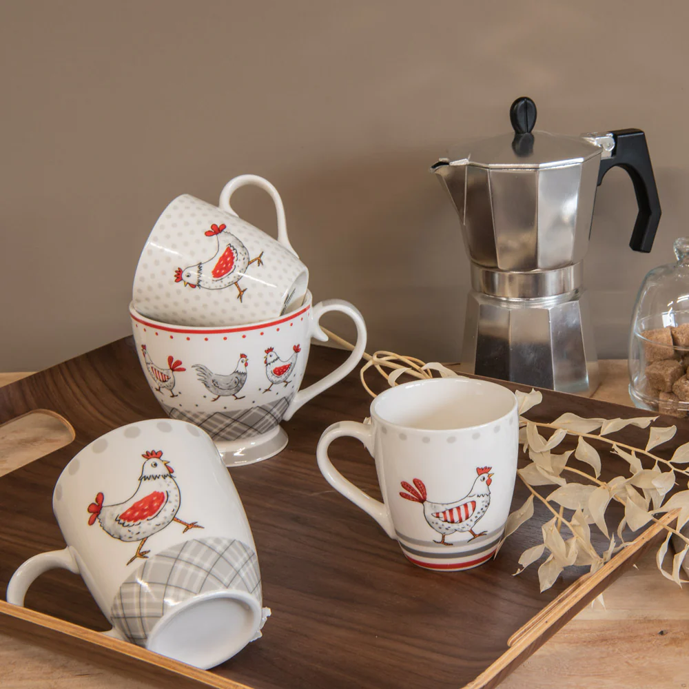 Coffret de 6 tasses Jacquotte 23 cl Table passion