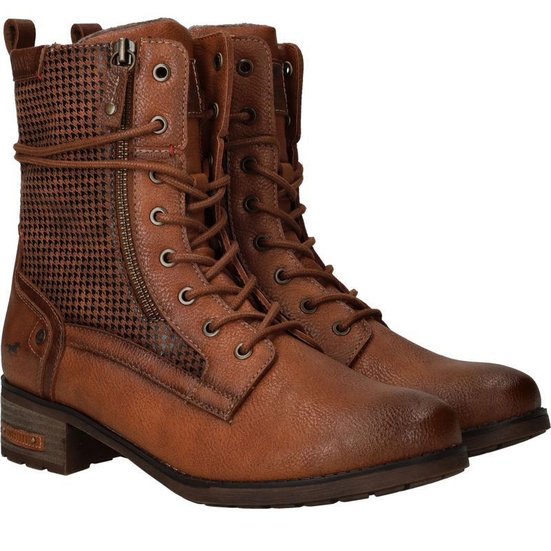Mustang Veterboots Cognac Dames