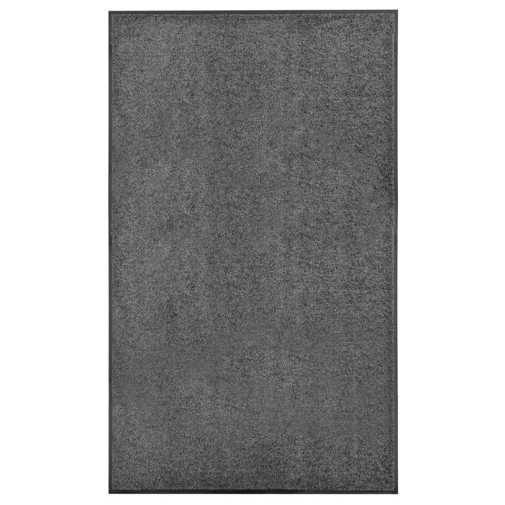 Paillasson lavable anthracite 90x150 cm