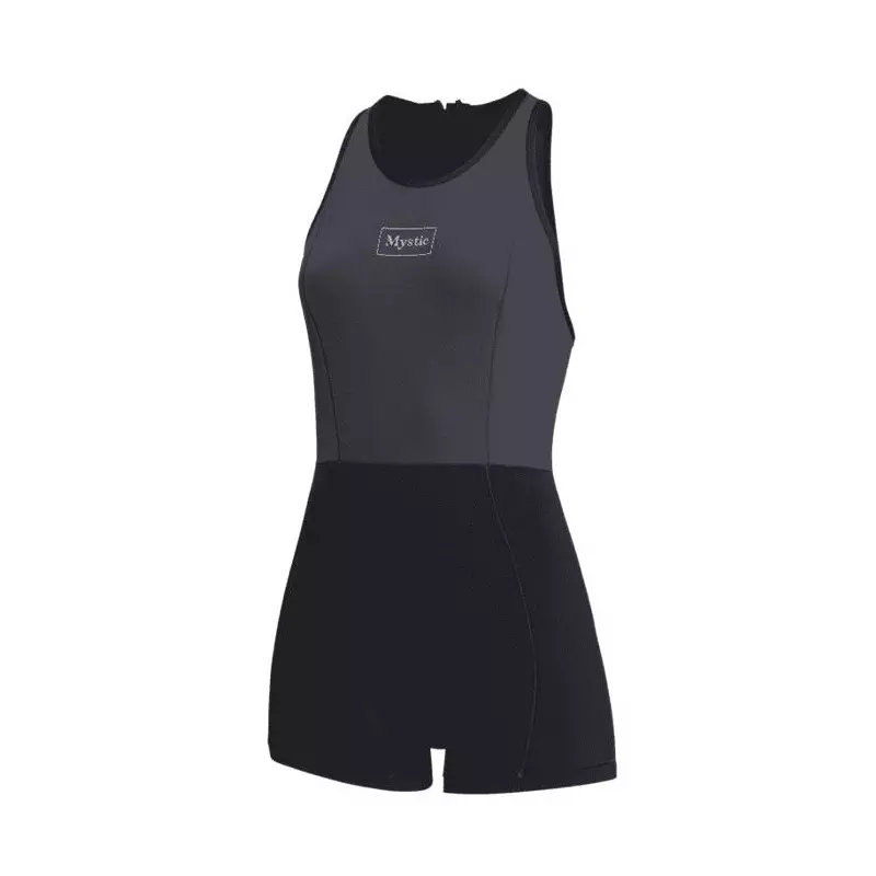 Combinaison short jane MYSTIC Lunar Short John 2/2mm Backzip Black