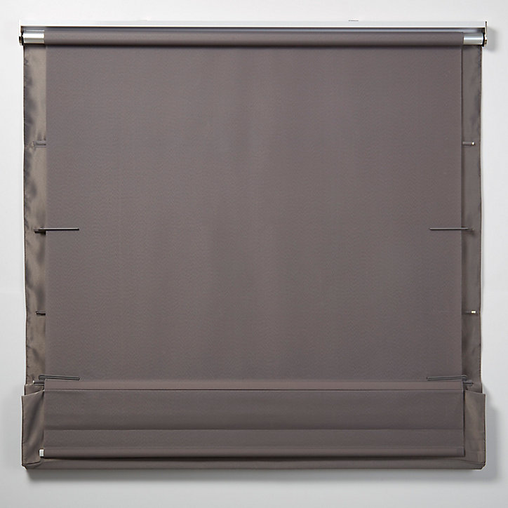 Store bateau occultant GoodHome Dano gris L.160 x l.160 cm