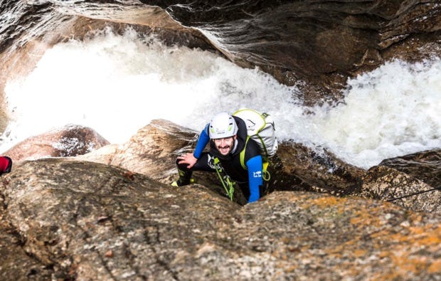 Canyoning Basis Tour in Sonthofen als Geschenkidee