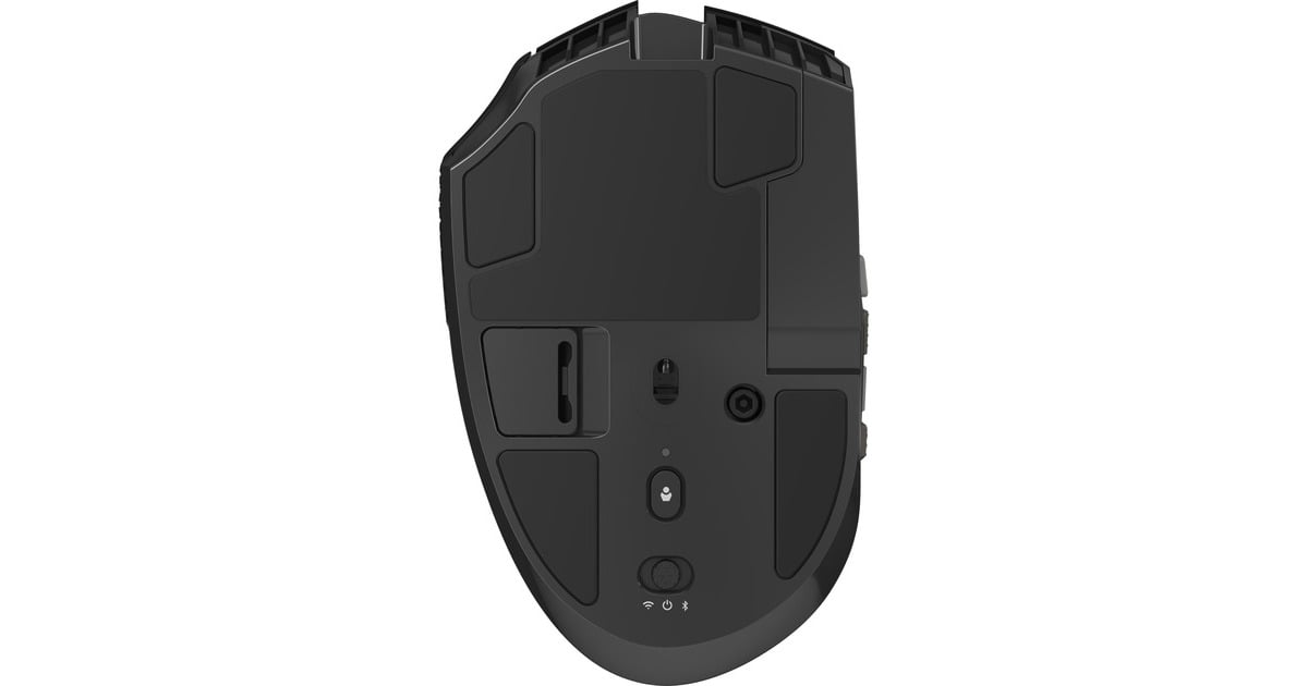 CorsairScimitar Elite Wireless MMO-gamingmuis  (Zwart, 100 - 26.000 dpi, USB 2.0 | 2,4 GHz | Bluetooth | RGB)