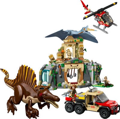 LEGO Jurassic World 76976 Helikopteroppdrag med spinosaurus og quetzalcoatlus