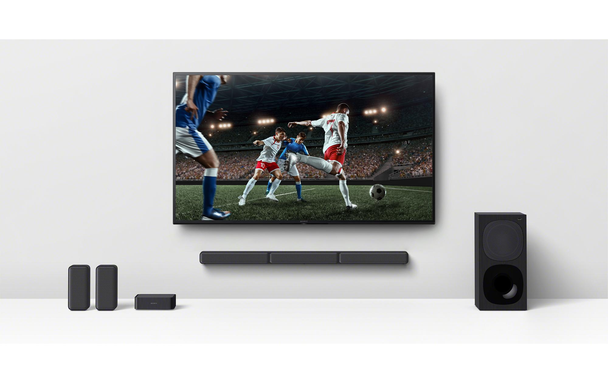 Soundbar HT-S40R<br>5.1-Kanal-Home-Entertainment mit kabellosen Rear-Lautsprechern