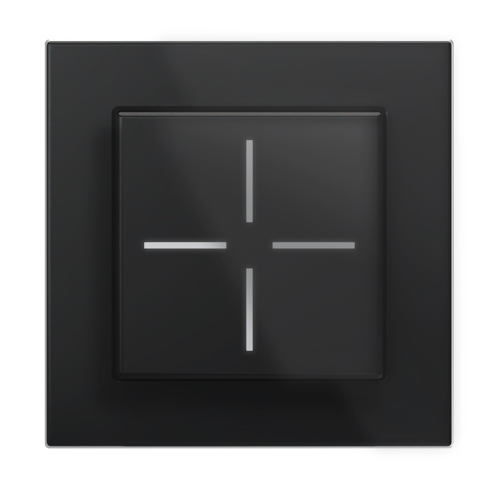Homematic IP Smart-Home-Zubehör »Bundle Glastaster + Glasrahmen 1-fach«