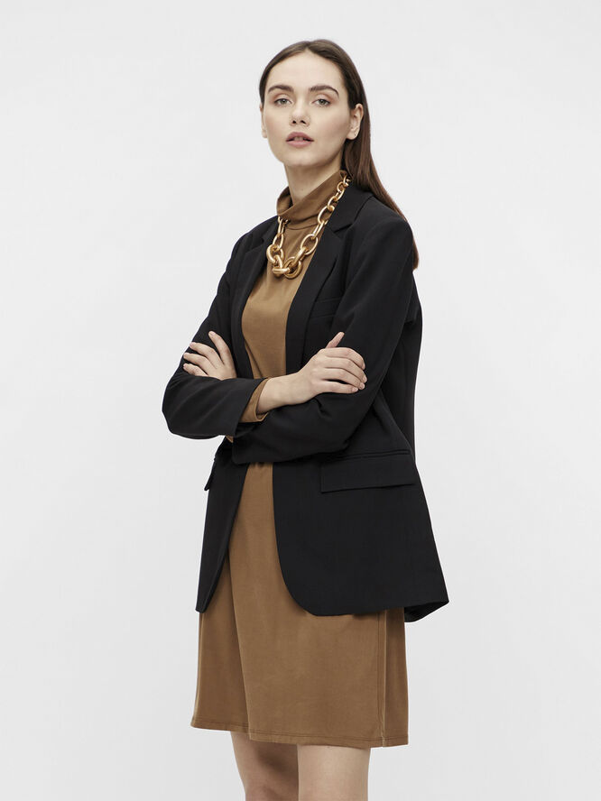 Object OBJSIGRID L/S BLAZER NOOS Black