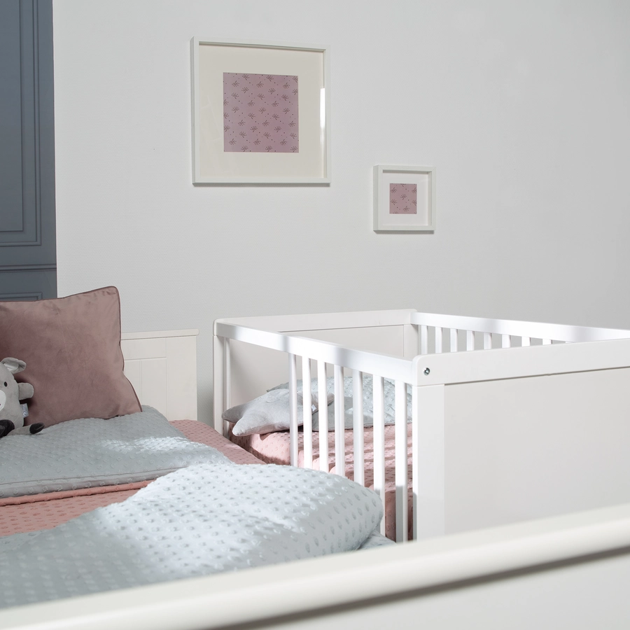roba Beistellbett weiß 60 x 120 cm mit safe asleep Matratze