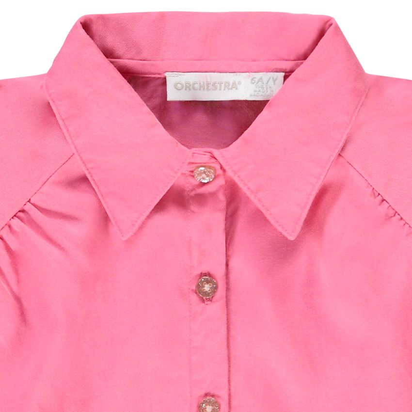 Chemise à manches longues en lyocell pour fille - Multicolore