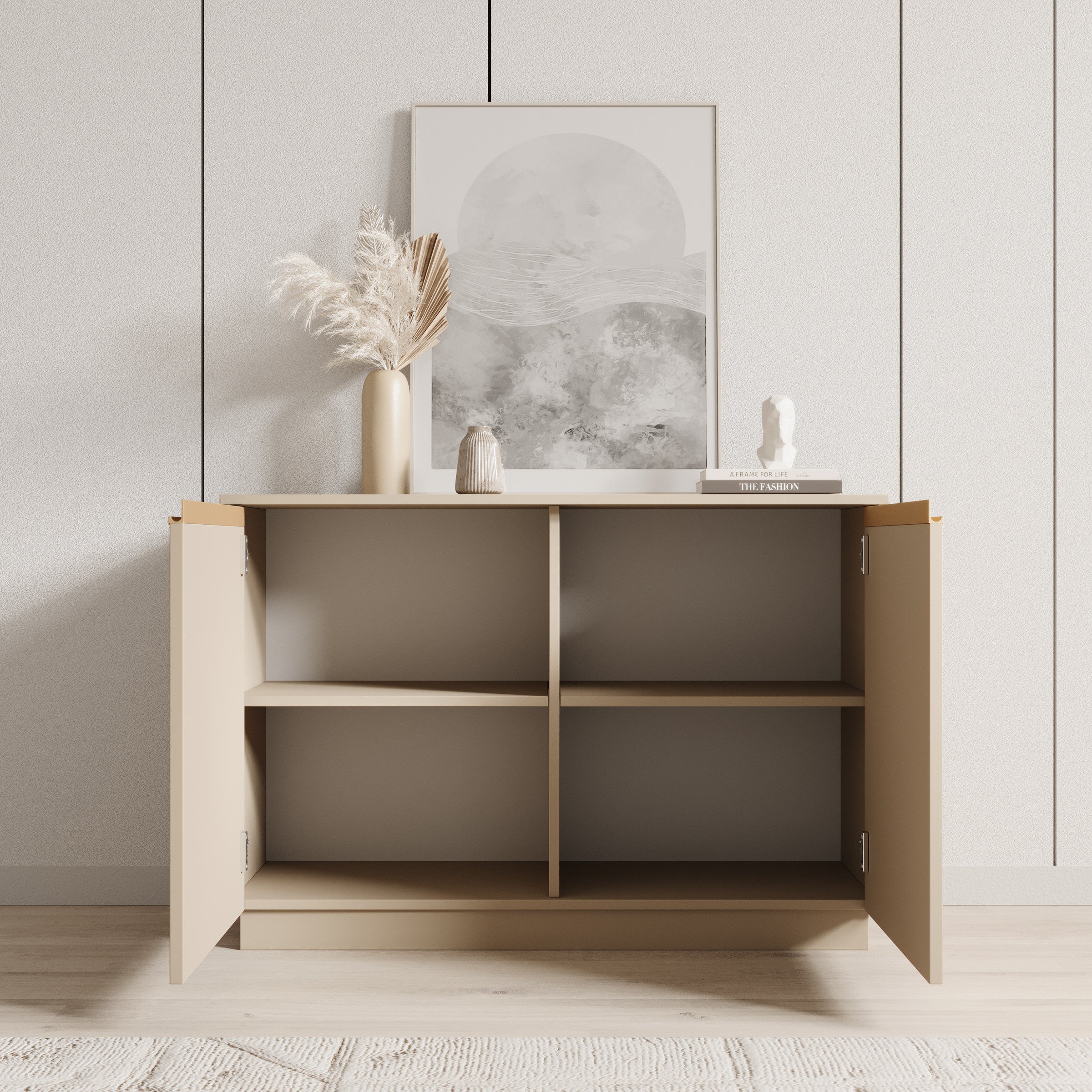 Remy - Dressoir - Beige - 104x39x72 cm