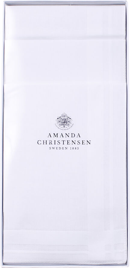 Amanda Christensen Handkerchief 3-pack 100 white