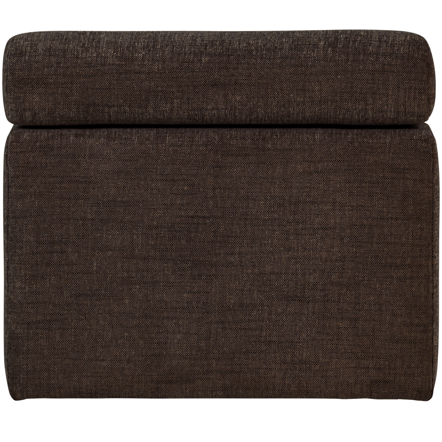 WOOOD Novi 1-Zits Element Bank - Polyester - Donkerbruin Melange