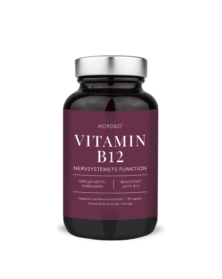 NORDBO - B12 Vegansk 90 Kapsler