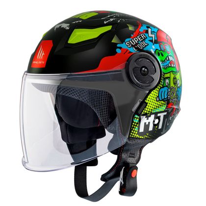 Casque MT HELMETS LITE - DINO - Noir