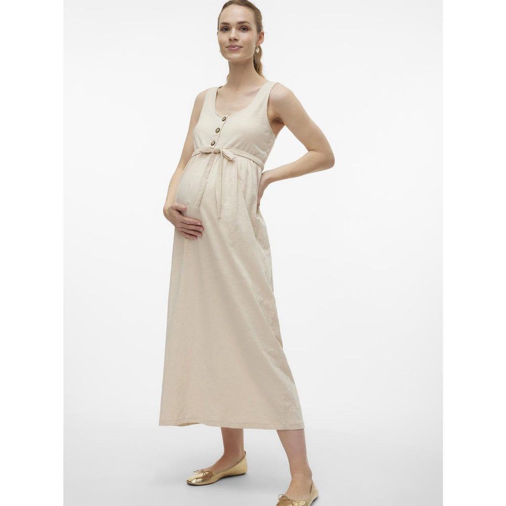 Køb Mama;licious French Oak Evi Lia Ankle Kjole Noos