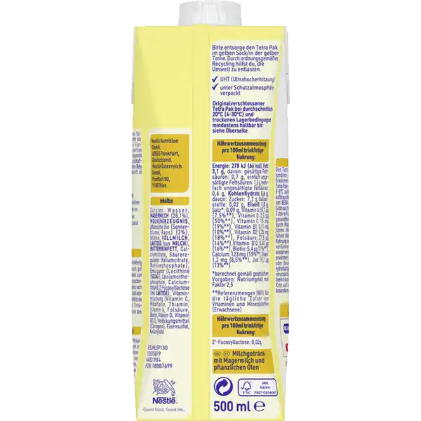 JUNIOR Milchgetränk TetraPak