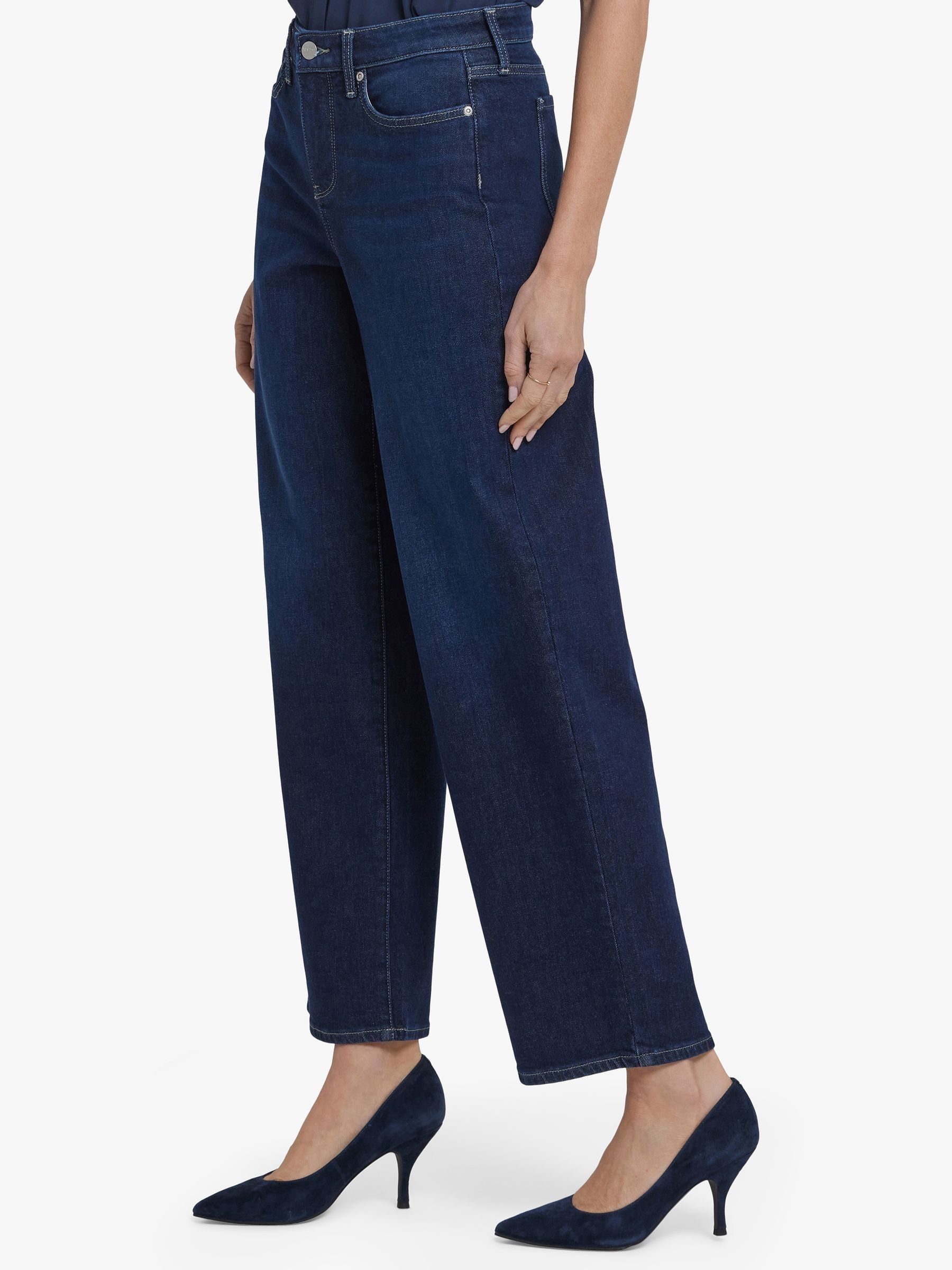 NYDJ Blue Jemma Barrel Leg Jeans