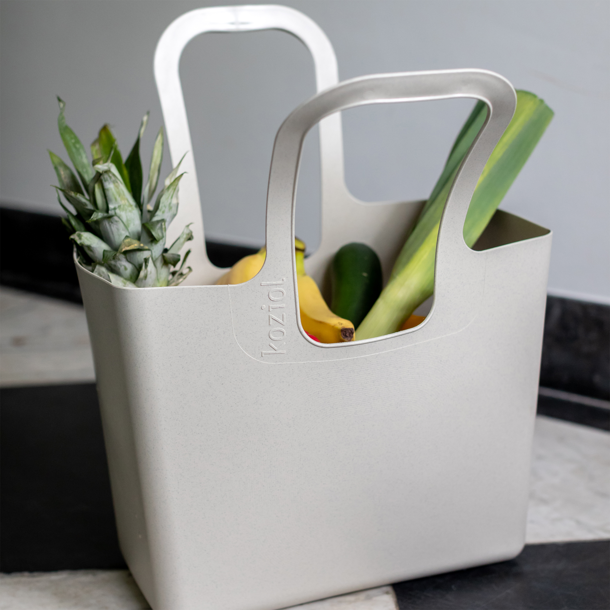 Koziol Tasche XL Tragetasche nature desert sand
