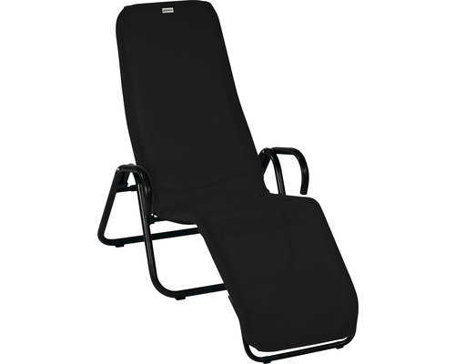 Vervangende hoes voor Acamp ligstoel 190 x 54 cm, zwart