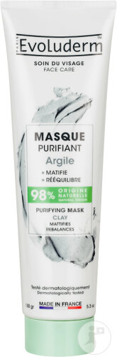 Evoluderm Masque Purifiant Argile 150ml