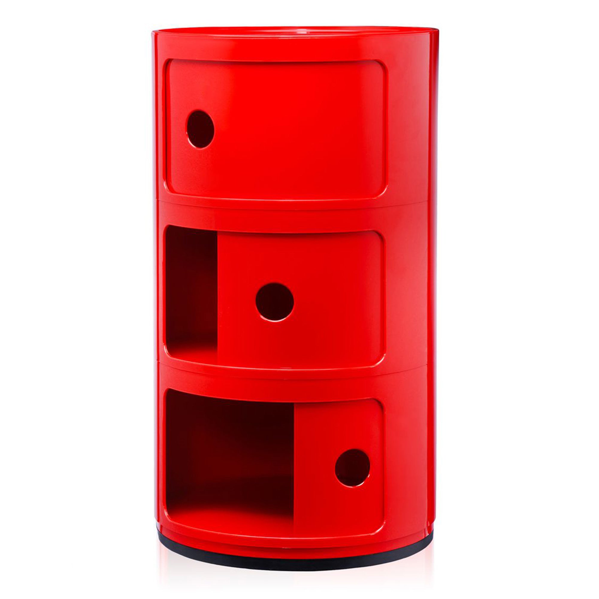 Kartell Componibili Kast Ã 32 cm - 3 Modules - Rood