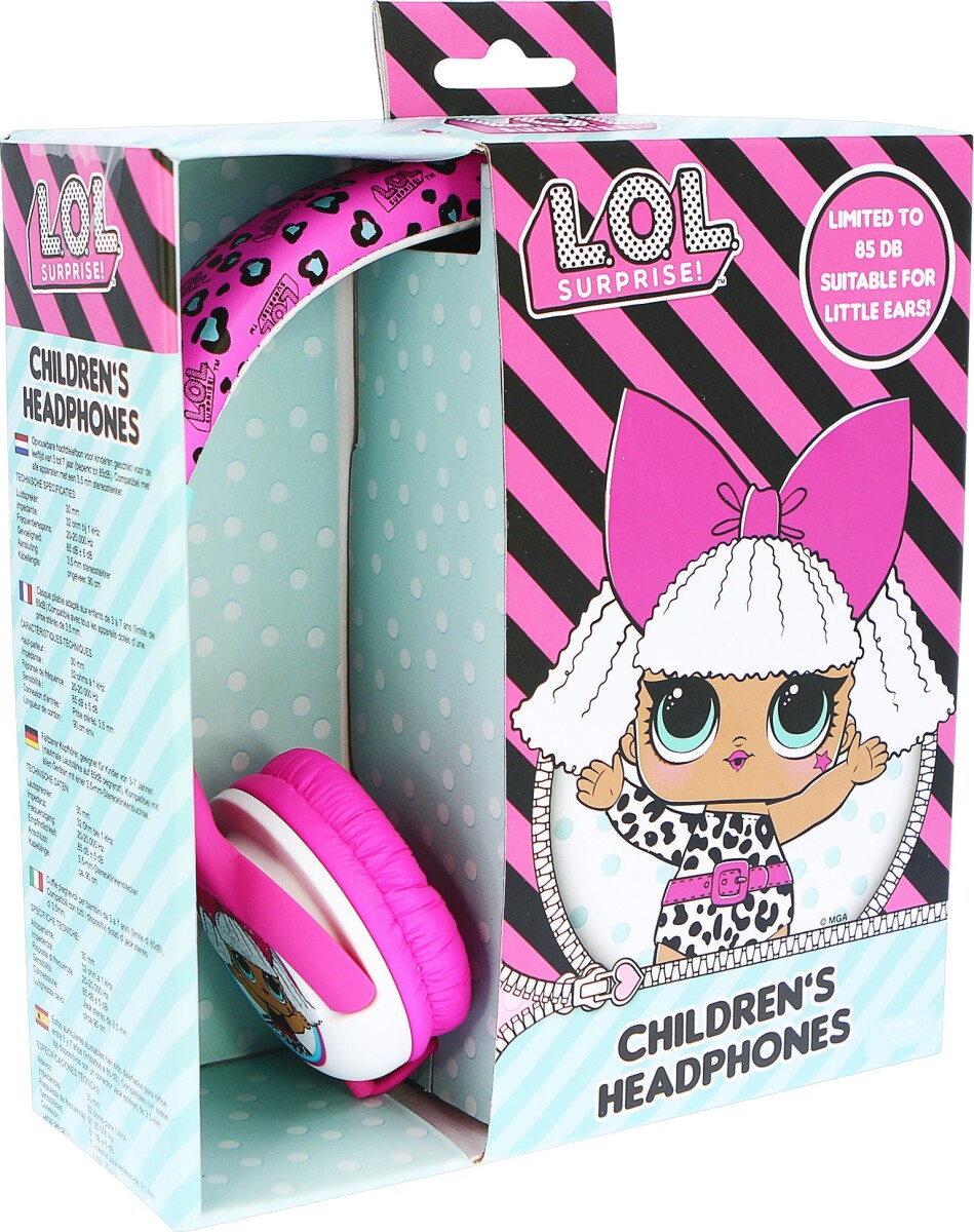 L.O.L. Surprise - Hovedtelefoner Til Børn - My Diva - Pink