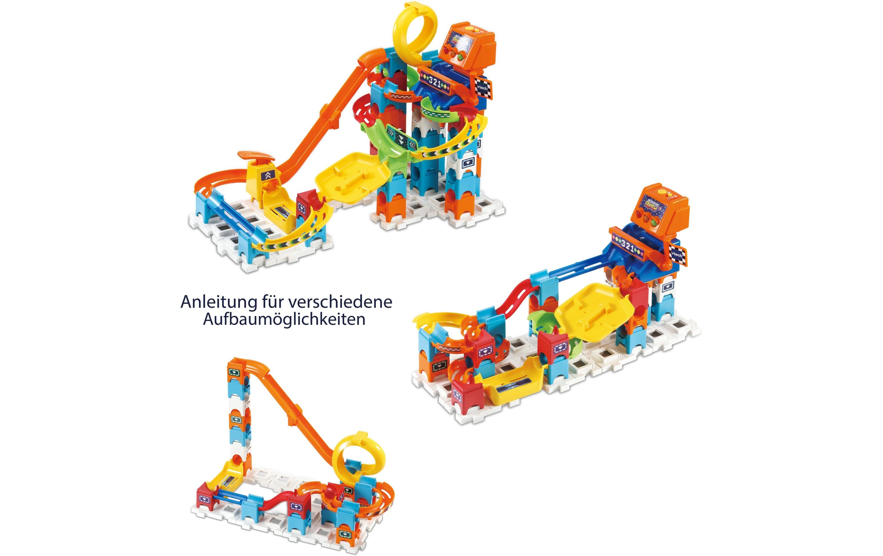 Kugelbahn Racing Set M200E -DE-Interaktives Kugelbahn-Set mit 5 bedruckten Kugeln