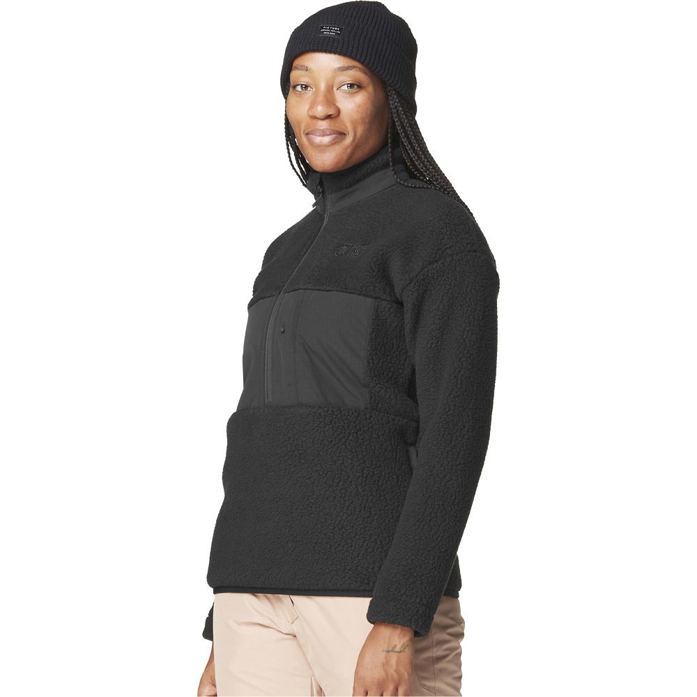 Picture Naatil Fleecepullover Damen schwarz