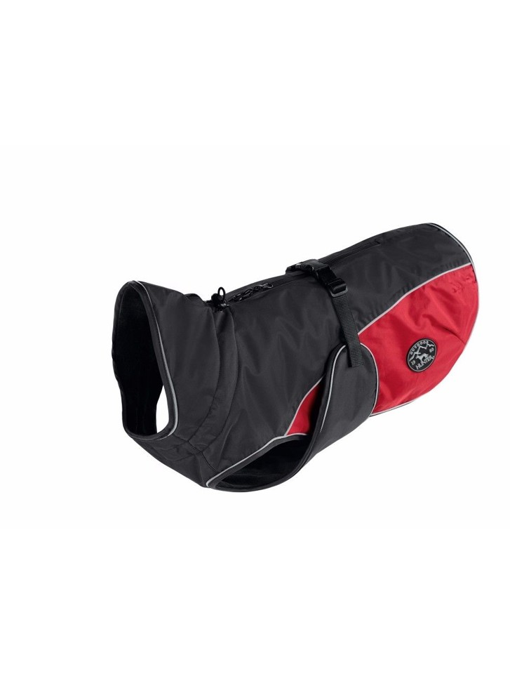 Hunter - Frakke Uppsala Cozy 35 cm Antracit/Rød