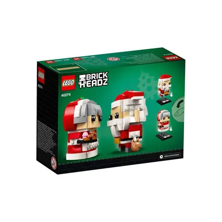 LEGO® BrickHeadz™ 40274 Weihnachten mit Herrn und Frau Weihnachtsmann!