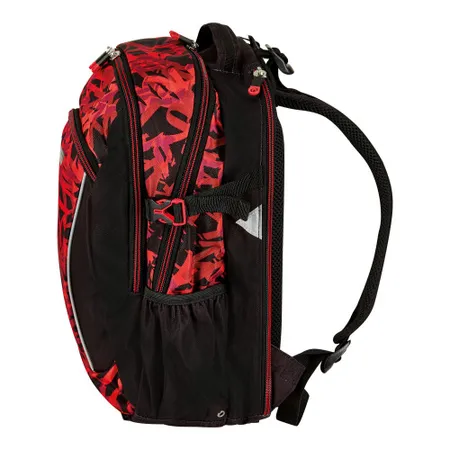 Herlitz Grundschulrucksack Ultimate leer Graffiti Schwarz/Rot