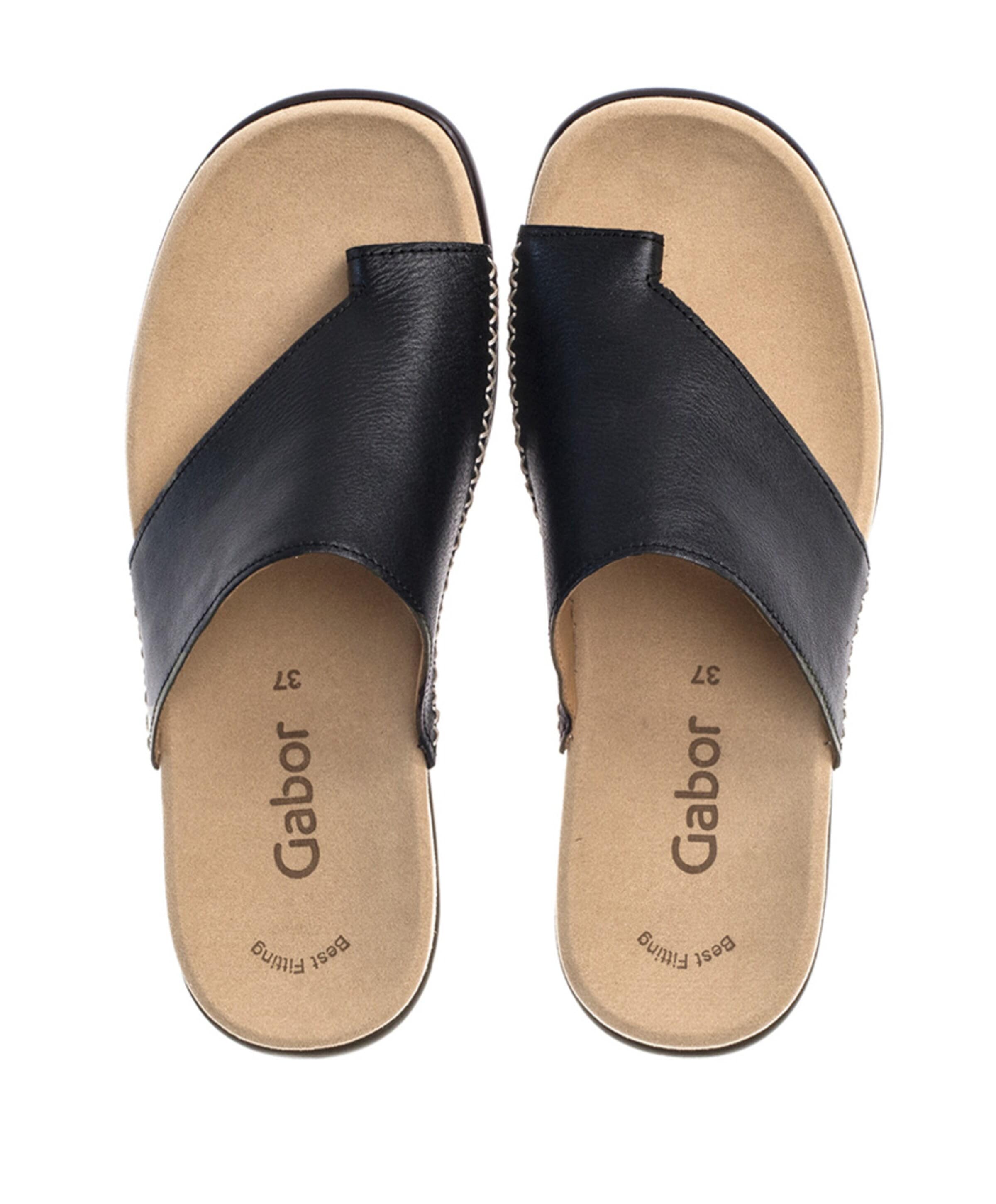 Gabor dames slippers zwart