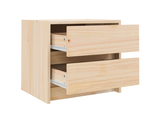 VIDAXL - Table de chevet 40x31x35,5 cm bois de pin massif