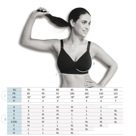 Soutien-gorge sans couture bio   Noir        M   de               Carriwell