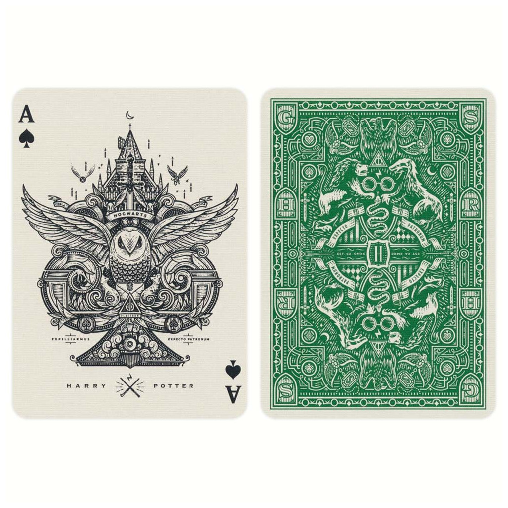 Cartes à jouer Theory11 - Harry Potter - Serpentard