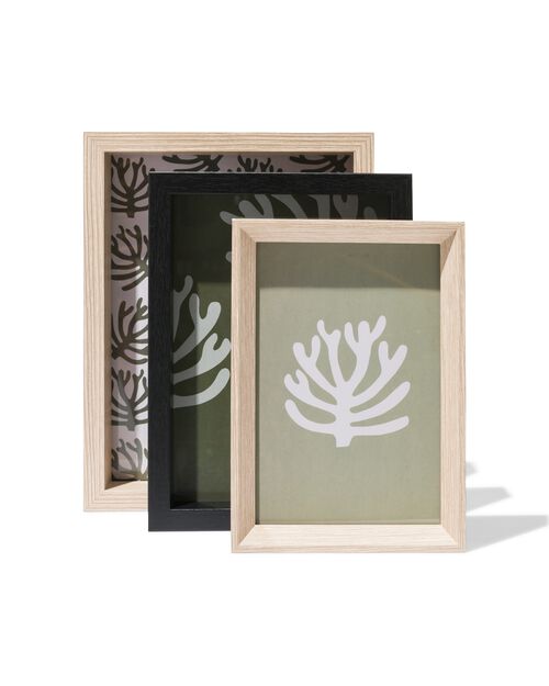 3 cadres photo en bois 10x15