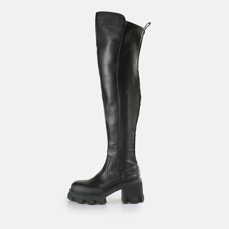 Riot Over Bottes vegan, noir