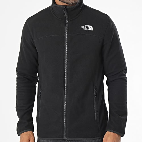 Veste Zippée Polaire Zippée Glacier Noir