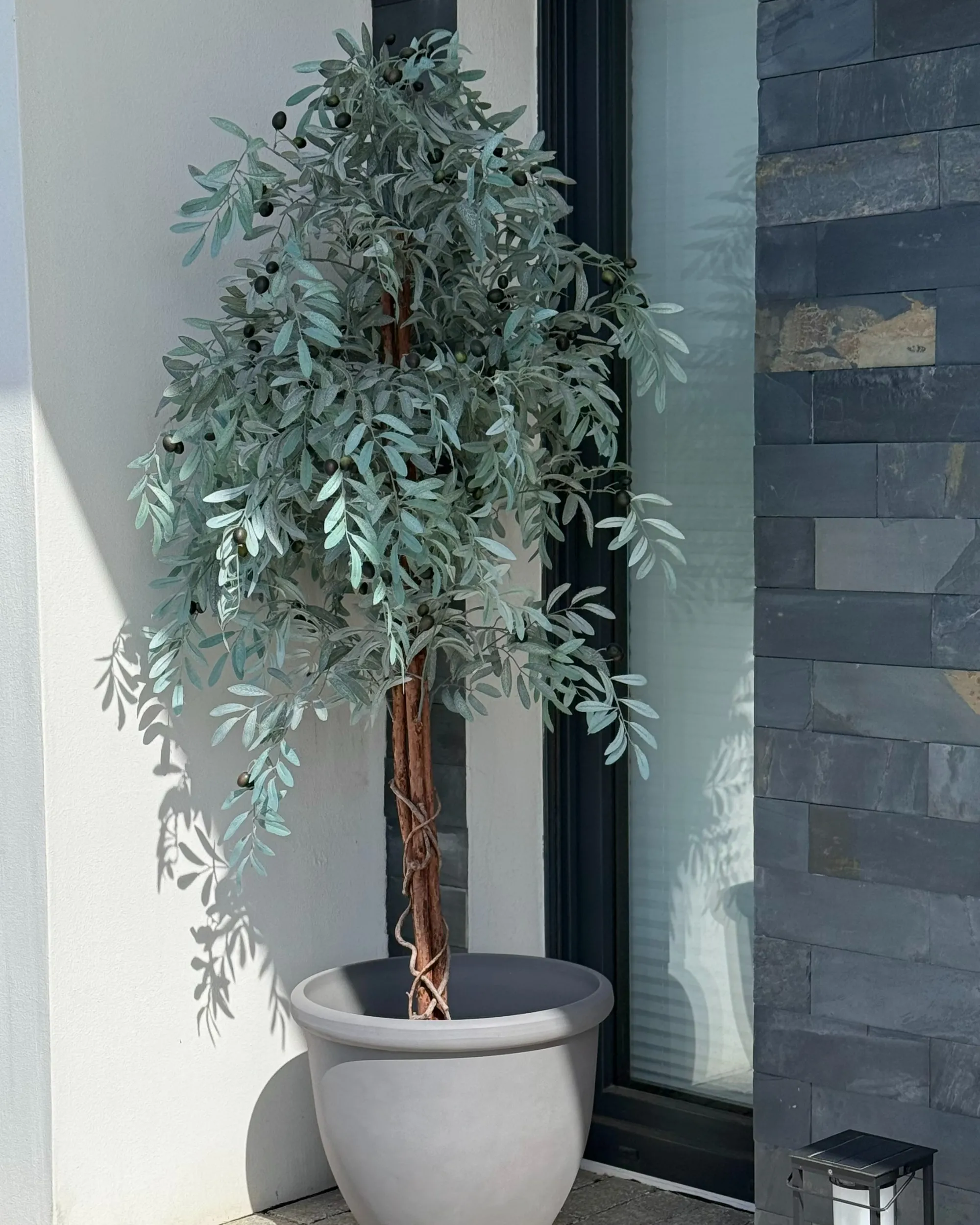 Bloempot TESALIA 49 cm Grijs
