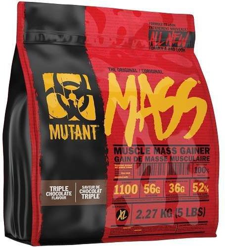 Mutant Mass - Muscle Mass Gainer - Weight Gainer / Mass Gainer - Vanilla Ice Cream - 2200 gram (8 Shakes)