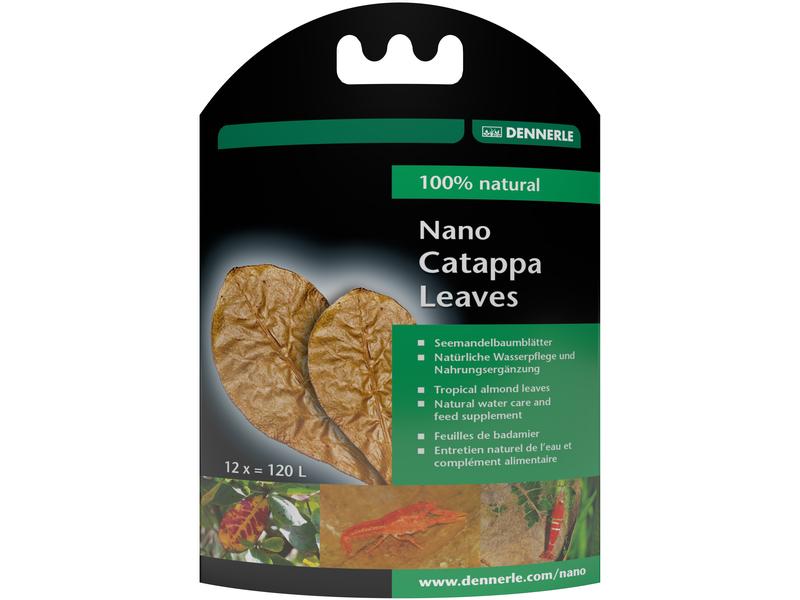 Dennerle Wasserpflege Nano Catappa Leaves, 12 x = 1200 l Seemandelbaumblätter für Aquarien